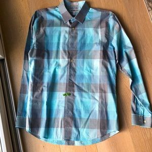 Men’s dress shirt by express. Extra slim fit. Size large. 16 to 16 1/2
